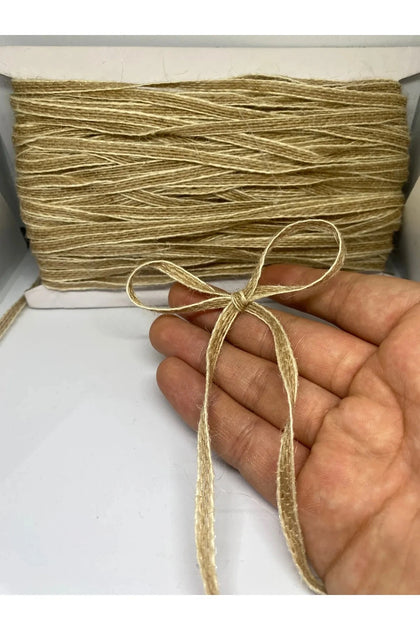 6 mm Hasır Kurdele 10 Metre – Nikah Şekeri ve Süsleme Kurdelası