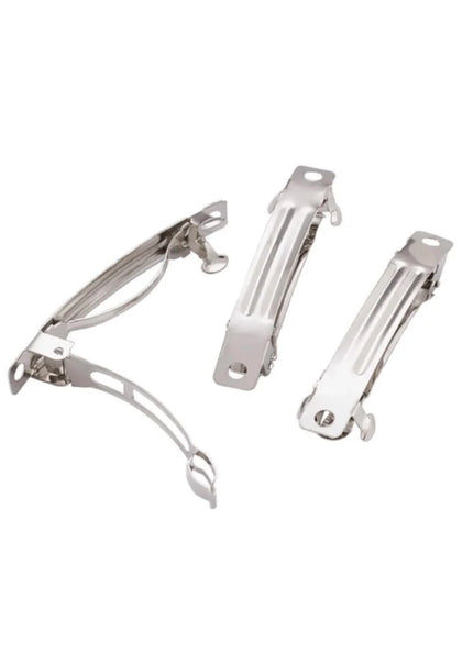 Otomatik Metal Toka Aparatı 7.8 cm – Saç Tokası Klipsi 10 Adet