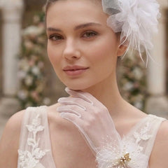 Collection image for: Gelin Eldiveni Modelleri | Dantel, Saten, Tül ve İncili Eldivenler