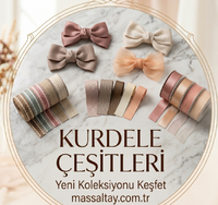 Kurdele Çeşitleri | Saten, Organze, Fiyonk ve Dekoratif Kurdele Modelleri