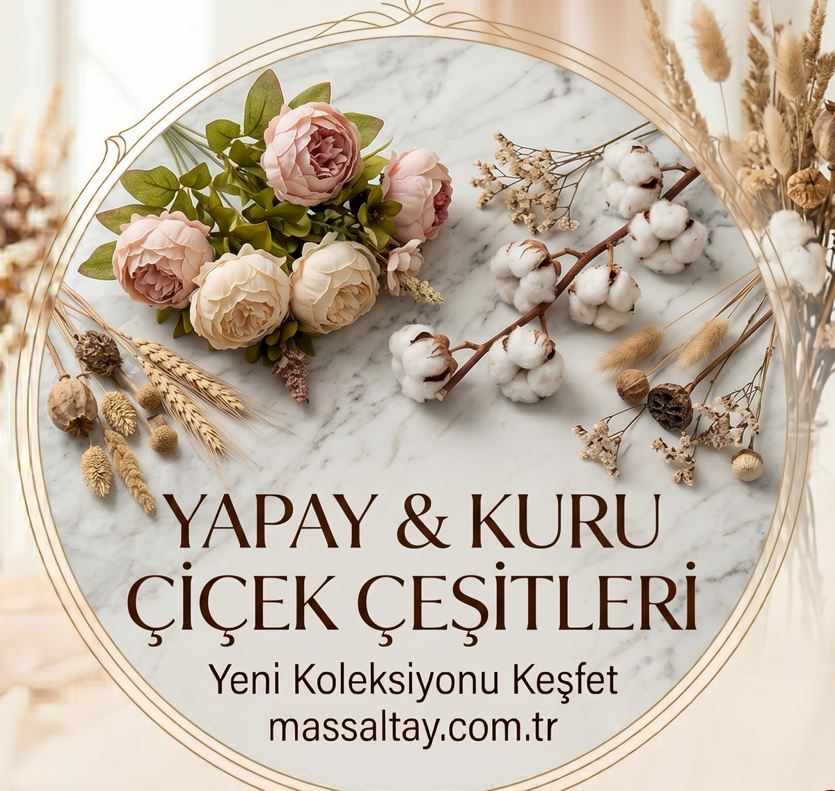 Yapay ve Kuru Çiçek Çeşitleri | Dekoratif Çiçek ve Aranjman Modelleri