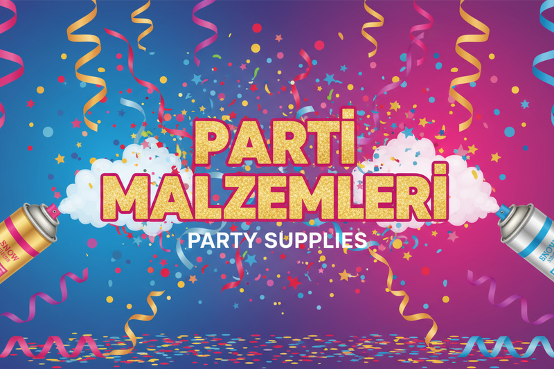 Parti Malzemeleri Online Satış | Balon ve Dekorasyon Ürünleri