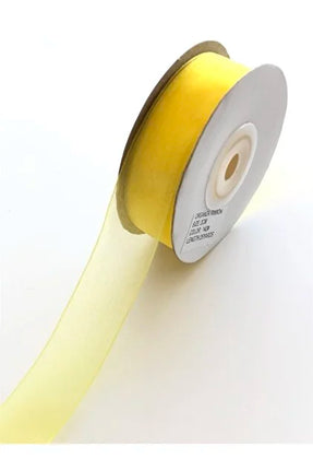 Organze Kurdele 2 cm x 25 Metre – Hediye Süsü, Nikah, Düğün, Kına ve Dekorasyon Kurdelesi
