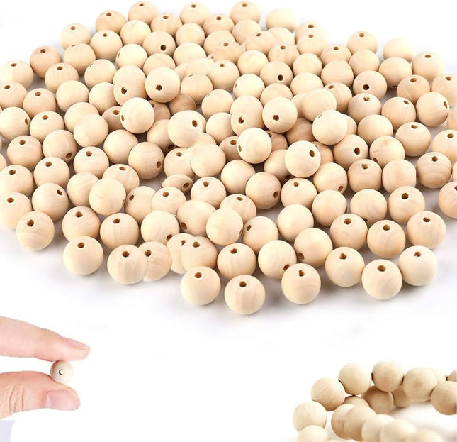 Wooden Beads 12 mm – 1000 gr | Natural Round Beads