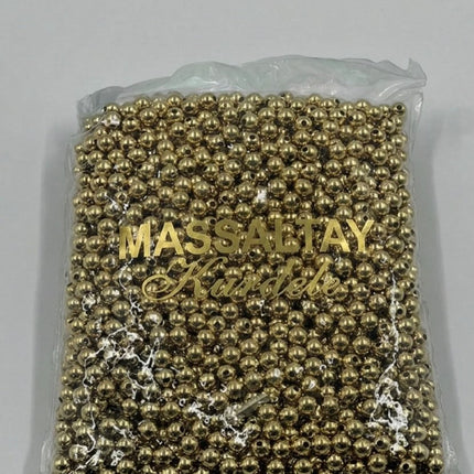 8 mm Gold Tam İnci Boncuk – Takı Tasarım, Tesbih, Bileklik, Kolye ve Hobi Malzemesi