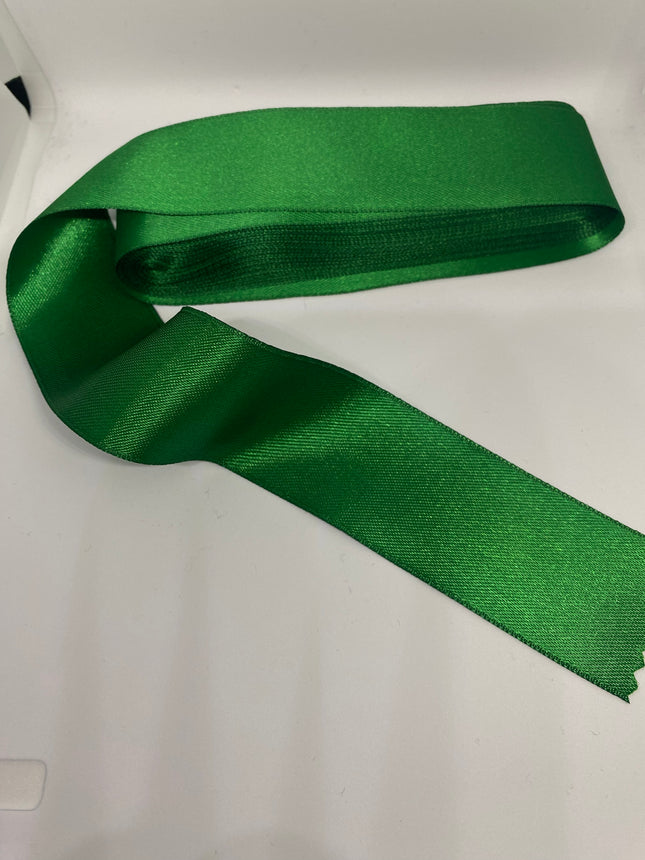 4 cm Yeşil Saten Kurdele 10 Metre