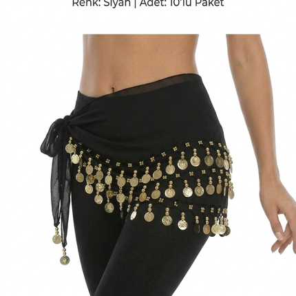 Shakira Belt Set of 10 – Metal Women's Waist Belt with Chain Detail, Wholesale