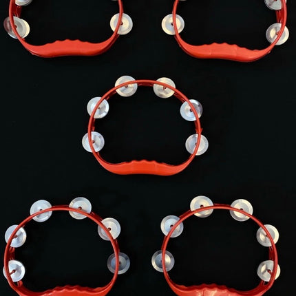 Red Bride Bridesmaid Tambourine, Henna Night, Wedding, and Bachelorette Party Accessory