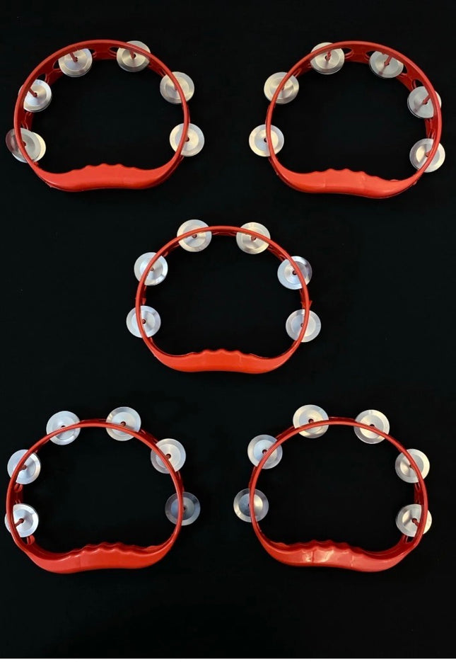 Red Bride Bridesmaid Tambourine, Henna Night, Wedding, and Bachelorette Party Accessory