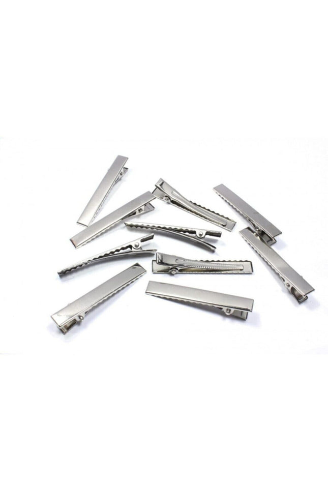 Timsah Toka Klips 5.5 cm 35 Adet | Metal Saç Tokası Klipsi, Fiyonk ve El İşi Aparatı