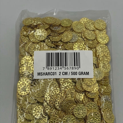 Tuğralı Metal Para Penez Boncuk 500 Gr – Osmanlı Tuğralı Takı, Tesbih ve Hobi Malzemesi