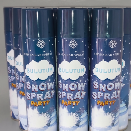 Kar Spreyi 200 ml | Yapay Kar Efekti Cam ve Yılbaşı Dekorasyon Spreyi