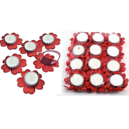 Red Henna Hand Candle 12 pcs, Henna Candle