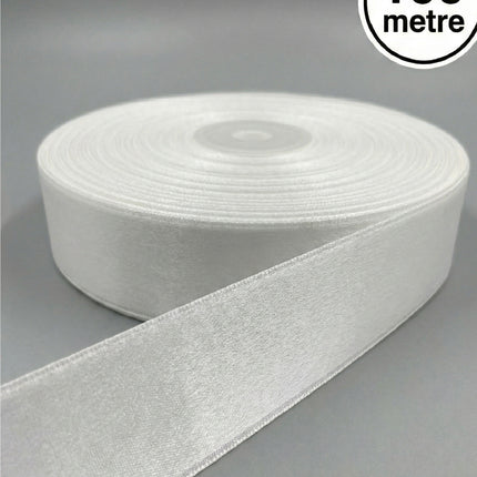 3 cm Saten Kurdele 100 Metre | Parlak Dekoratif Hediye ve Süsleme Kurdelesi