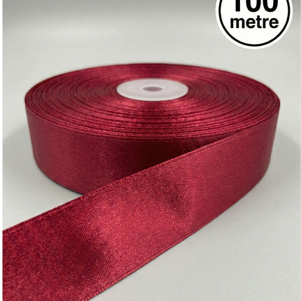 3 cm Saten Kurdele 100 Metre | Parlak Dekoratif Hediye ve Süsleme Kurdelesi