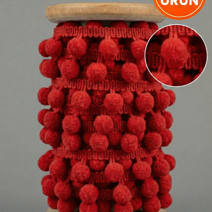 Ponpon Şerit 4 Metre – Kına, Parti ve Dekoratif Süsleme