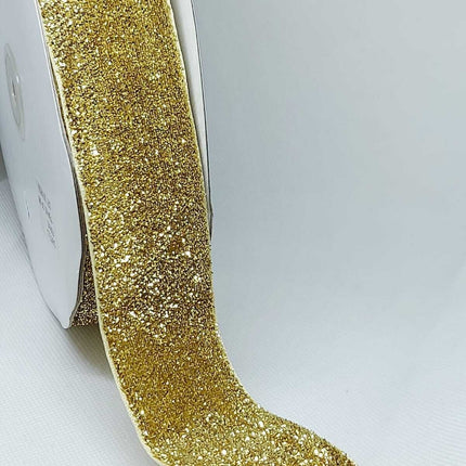 Sparkle Velvet Ribbon 2 cm x 5 Meters – Decorative Gift Wrapping and Embellishment Ribbon