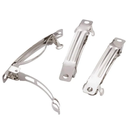 Otomatik Metal Toka Aparatı 7.8 cm – Saç Tokası Klipsi 10 Adet