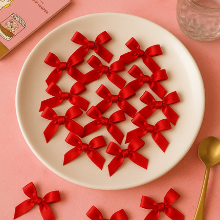Saten Fiyonk 10 Adet – Pasta, Hediye, Çanta, Bebek Şekeri, Süsleme ve Dekoratif Aksesuar