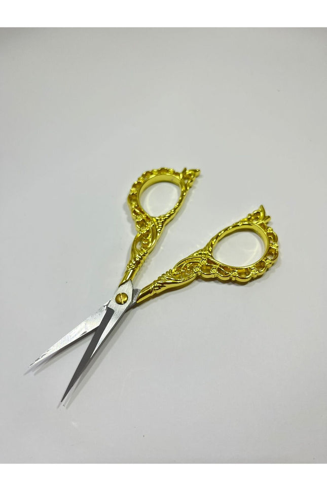 Nişan Makası  ve Söz Törenlerine Özel Gold Desenli Makas