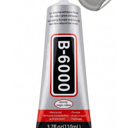 B6000 Şeffaf Yapıştırıcı 110 ml 3 Adet Set – Güçlü Çok Amaçlı Taş, Boncuk, Kumaş, Metal, Cam ve Ahşap Yapıştırıcısı