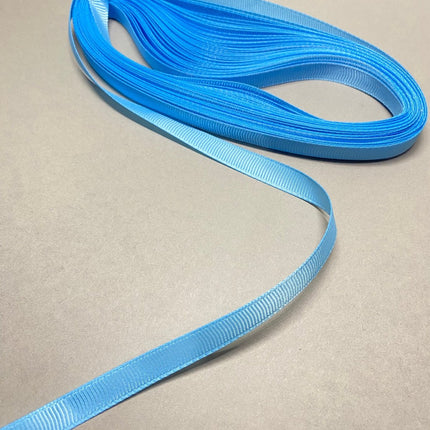 Mavi Grogren Kurdele 1 cm 5 Metre – Dayanıklı Şerit, Hobi Craft, Paketleme ve Süsleme Kurdelesi