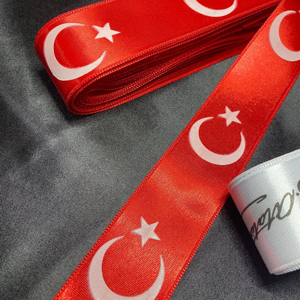 Ayyıldızlı + Atatürk Temalı Kurdele – 2 Adet | Bayram & Tören İçin