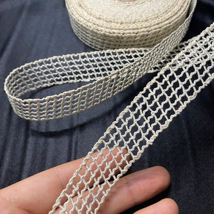 Krem File Kurdele 5 Metre – Dekoratif Süsleme Şerit, Hobi Craft Aksesuar, Paketleme Şeridi