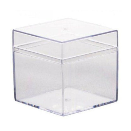 Özel Tasarım Pleksi Mika Kutu 5x5x5 Cm - 48 Adet, Jel Mum Kutusu, Mum Kutusu, Mini Bubble Kutusu