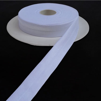 Beyaz Lastikli Saç Bandı – 1,5 cm | El İşi ve Aksesuar Tasarımı için Esnek Bant