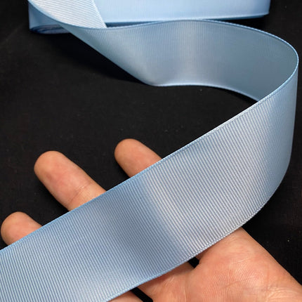 Mavi Grogren Kurdele 4cm 10 Metre – Dekoratif Şerit, El İşi ve Süsleme Malzemesi