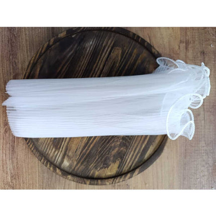 Pliseli tül,fırfırlı tül 40 cm ,gelin çiçegi icin,bohça icin