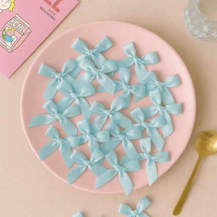 Saten Fiyonk 10 Adet – Pasta, Hediye, Çanta, Bebek Şekeri, Süsleme ve Dekoratif Aksesuar