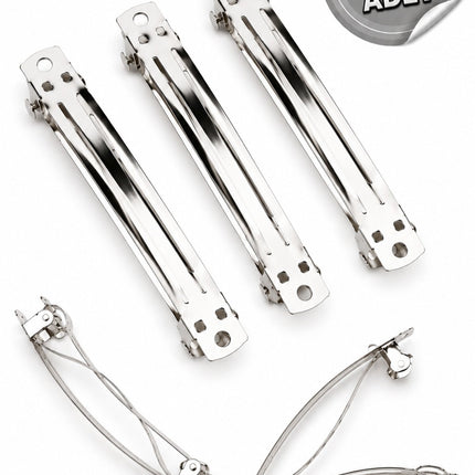 Otomatik Toka 6 cm – Süslemelik Boş Metal Saç Tokası El İşi Toka Yapımı Aksesuarı