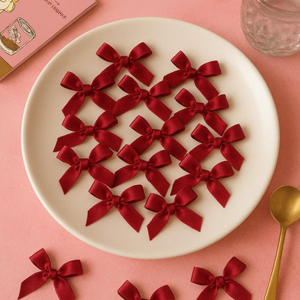 Saten Fiyonk 10 Adet – Pasta, Hediye, Çanta, Bebek Şekeri, Süsleme ve Dekoratif Aksesuar