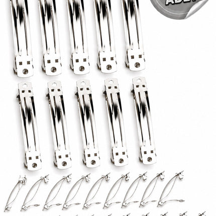 Otomatik Toka 6 cm – Süslemelik Boş Metal Saç Tokası El İşi Toka Yapımı Aksesuarı