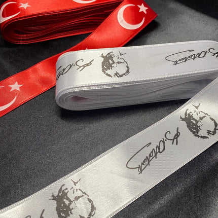 Ayyıldızlı + Atatürk Temalı Kurdele – 2 Adet | Bayram & Tören İçin