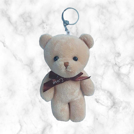 50 li paket peluş ayıcık anahtarlık