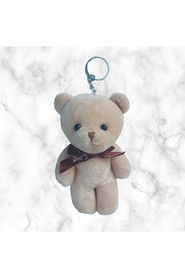 50 li paket peluş ayıcık anahtarlık